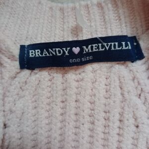 Brandy Melville Soft Pink Knit Sweater